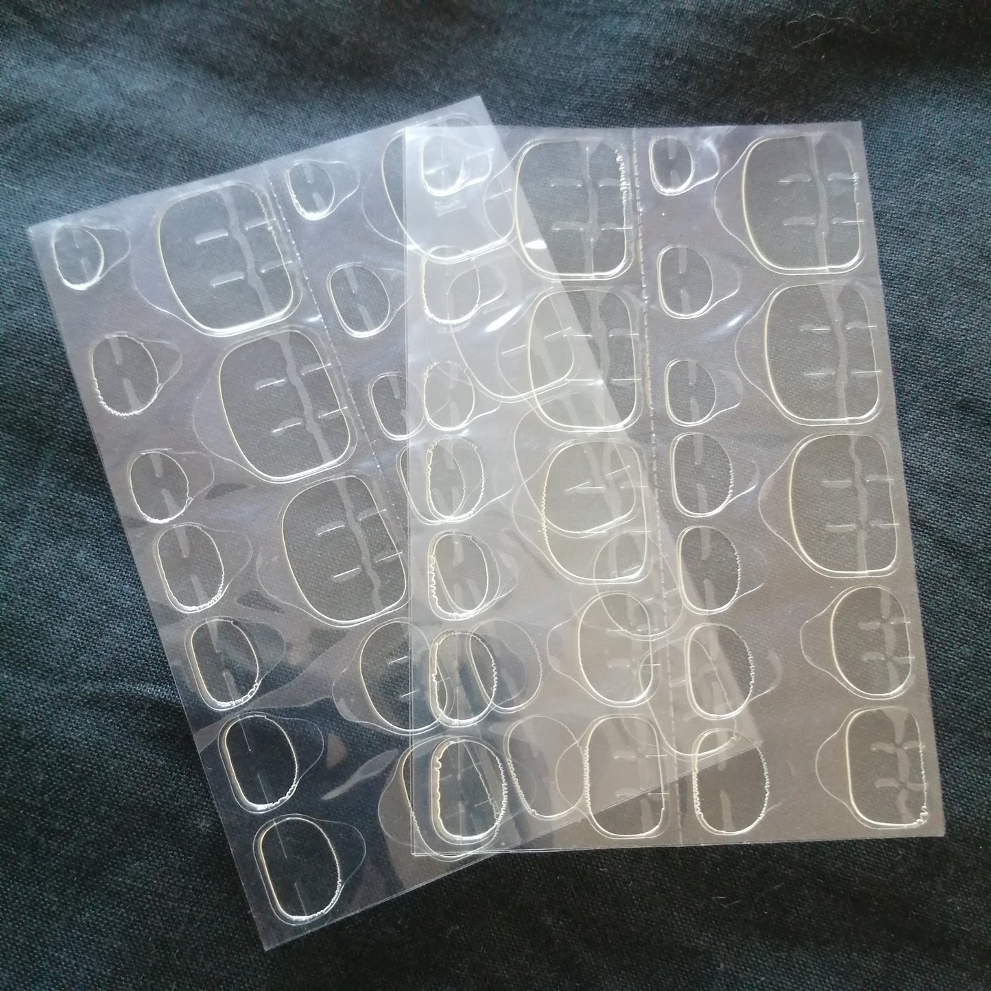 2 feuilles de gels pad pour pieds