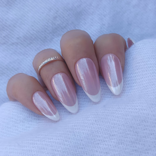 French Milky Pink Chrome