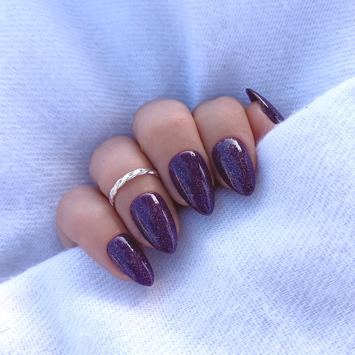 Dark Purple Glitter